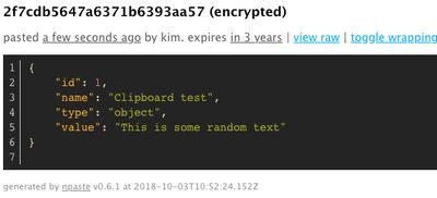 Pretty JSON
