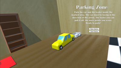 The main menu of my game